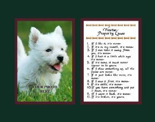 Westie Property Laws Wall Decor Humorous Pet Dog Saying Gift   Decorative Plaques