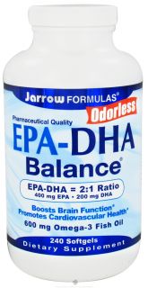Jarrow Formulas   EPA DHA Balance   240 Softgels