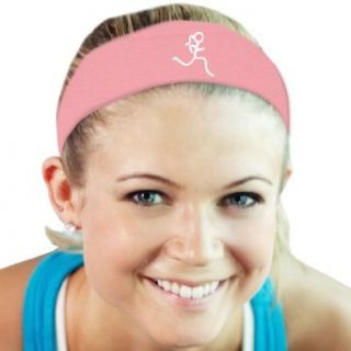 RokBAND Multi Functional Headband   Run Girl   Light Pink  Sports Headbands  Sports & Outdoors