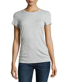 Womens Boy Fit Jersey Tee, Heather Gray   Vince   Heather grey (SMALL/2 4)