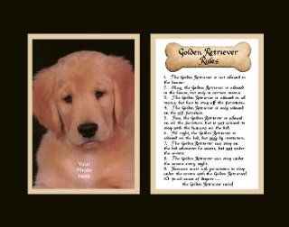 Dog Rules Golden Retriever Wall Decor Pet Saying   Prints