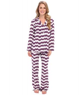 40 Winks Classic PJ Set Womens Pajama Sets (Purple)