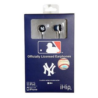 iHip New York Yankees Logo Earbuds (HPBBNYYEB)