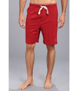 Original Penguin Comfortable Soft Knit Sleep Shorts Mens Pajama (Red)