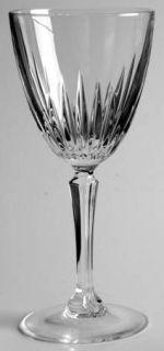 Cristal de Flandre Austria Wine Glass   Vertical Cuts