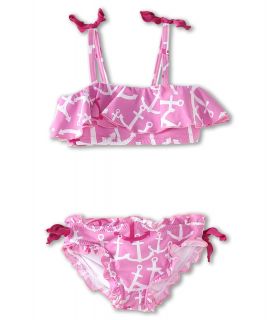 Hatley Kids Ruffle Trim Bikini Girls Swimwear Sets (Pink)