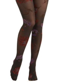 Little Silhouetto of a Woman Tights  Mod Retro Vintage Tights