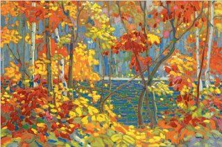 Canvas by Tom Thomson, The Pool, 36 in X 24 in. Ships same day. Ready to hang 100% cotton canvas.   Oil Paintings