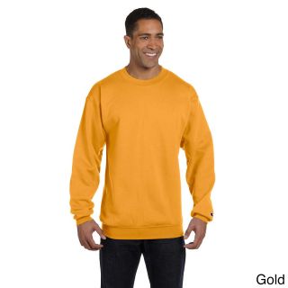 Champion Mens Eco fleece Long sleeve Shirt Gold Size 2XL
