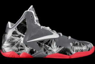 Nike LeBron 11 iD Custom Basketball Shoes   Grey