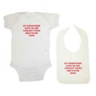 So Relative 2 Pack My Godmother Says I'm The Coolest Baby Bodysuit & Bib Clothing