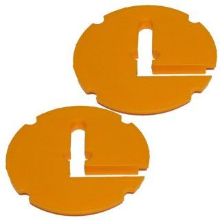 Ryobi SC164VS 16" Scroll Saw Replacement Yellow Throat Plate (2 Pack) # S1603004C 2pk   Band Saw Accessories  