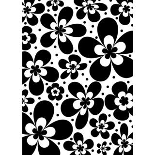 Cgull 12 0012 Flowers Embossing Folder