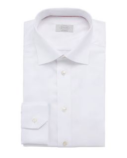 Mens Contemporary Fit Calvary Twill Dress Shirt, White   Eton   White (16)