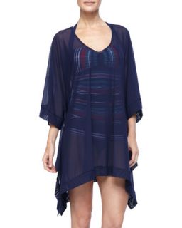 Womens Tulle High Low Tunic Cover Up   Tommy Bahama   Mare (SMALL)
