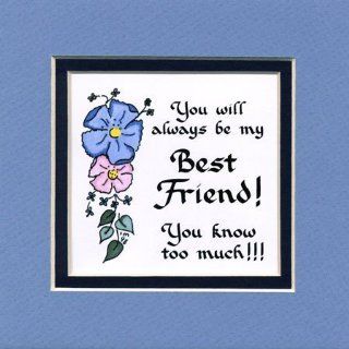 Always Best Friend Saying Home Decor Wall Sign Friend Gift Kitchen & Dining