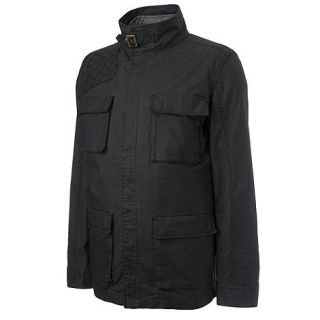 Jack & Jones Nearly black oilskin jacket