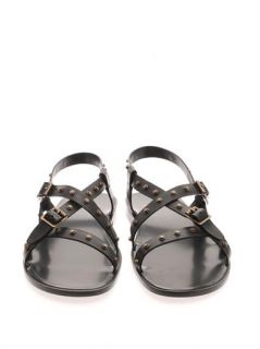 Woodstock leather sandals  Saint Laurent