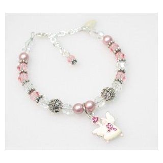 Breast Cancer Awareness Loop Abernook Jewelry