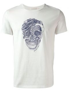 Alexander Mcqueen Skull & Snake Print T shirt   Al Duca D'aosta