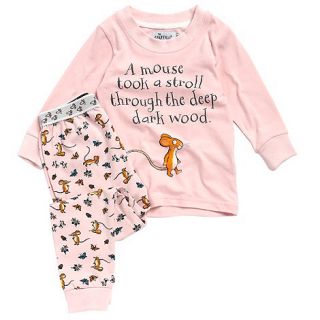 The Gruffalo Girls pink Gruffalo motif pyjama set