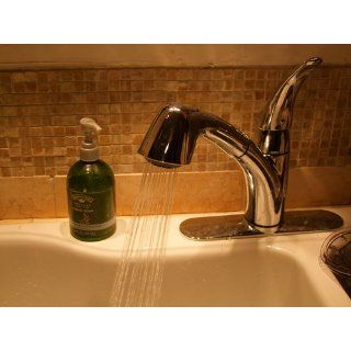 Moen 7560C Extensa One Handle Low Arc Pullout Kitchen Faucet, Chrome   Touch On Kitchen Sink Faucets  