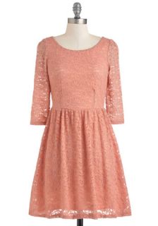 Peach Champagne Dress  Mod Retro Vintage Dresses