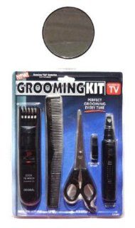Best Men's Grooming Kit 6 Piece Includes Mens Hair Trimmer, Mens Nose Ear Trimmer & 10x Magnifying Mirror As Seen on TV Health & Personal Care