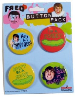 Fred Figglehorn OFFICIAL BUTTON PACK as seen on youtube Clothing