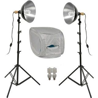Impact Two Light Fluorescent Digital Light Shed Kit   Medium  Photo Studio Shooting Tents  Camera & Photo