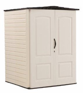 Rubbermaid Plastic Vertical Outdoor Storage Shed, 106 Cubic Foot (FG5L2000SDONX)  Patio, Lawn & Garden