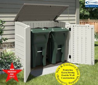 Suncast Resin Horizontal Utility Shed BMS2500  Storage Sheds  Patio, Lawn & Garden