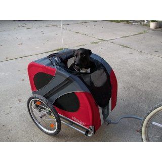 DoggyRide Novel Dog Bike Trailer, Urban Red  Bicycle Pet Carriers 