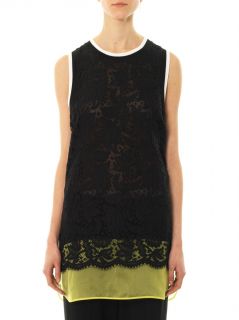 Contrast hem lace tunic  MSGM