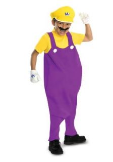 Super Mario Bros. Wario Deluxe Child Costume (As Shown;2T 4T) Clothing
