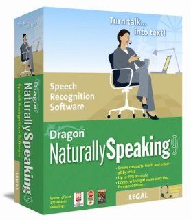 Dragon NaturallySpeaking 9 Legal [OLD VERSION] Software