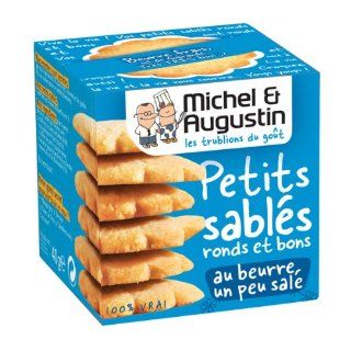 Michel Et Augustin Small Slightly Salted Butter Cookies, 1.41 Ounce, Pack of 3  Grocery & Gourmet Food