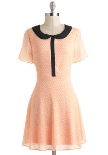 Peach Me By Phone Dress  Mod Retro Vintage Dresses