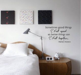 Sometimes Good Things Fall Apart Vinyl Wall Decal   Decorative Wall Appliques