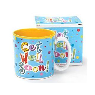 Get Well Soon Coffee Mug/Cup Gift Boxed Kitchen & Dining