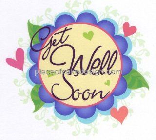 Get Well Soon ~ Edible Image Cake Topper  Decorative Cake Toppers  