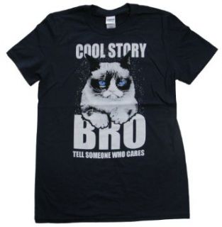 Grumpy Cat Cool Story Bro Tell Someone Who Cares Funny T Shirt Clothing