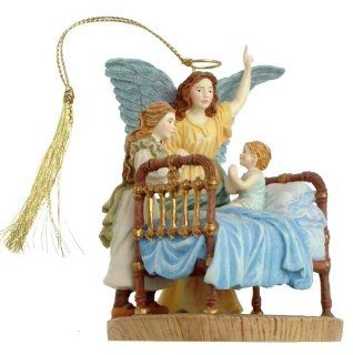c1998 Bradford Editions Wings of Love Someone to Watch Over Me guardian angel ornament   F444   Collectible Figurines