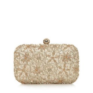 No. 1 Jenny Packham Designer gold embellished clutch bag