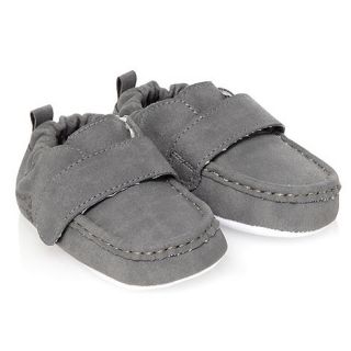 J by Jasper Conran Designer Babies grey loafer booties