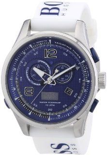 Hugo Boss Herren Armbanduhr XL Chronograph Quarz Silikon 1512801 Uhren