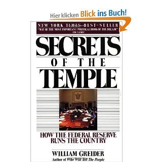 Secrets of the Temple How the Federal Reserve Runs the Country William Greider Fremdsprachige Bücher
