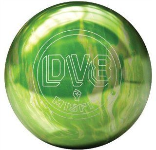 DV8 Misfit Green/White  Bowling Balls  Sports & Outdoors