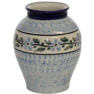 Vase, Blumenvase, Keramik *TOP NEU* Vase, handbemalt, handgetpfert, schsische Keramik, ca. 14cm hoch, Durchmesser 7cm Küche & Haushalt