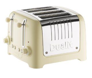 DUALIT 46222 4 Scheiben Lite Toaster gloss, crme Küche & Haushalt